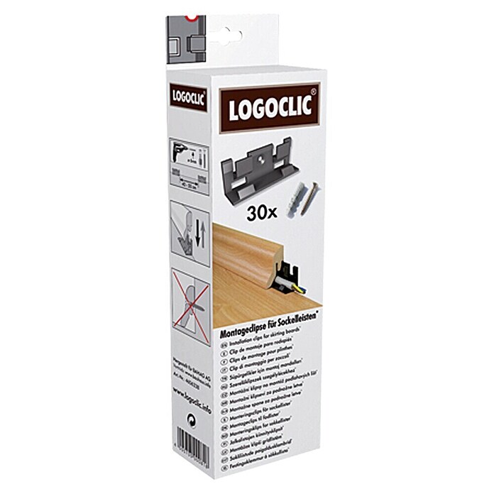 LOGOCLIC Plintklem (30 stk.)
