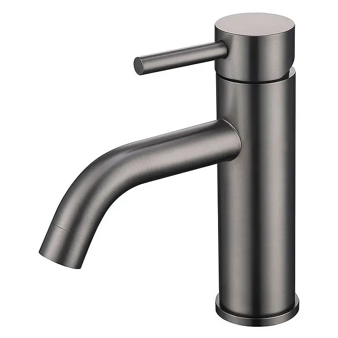 Poalgi Waschtischarmatur Rock - Black Gun Metal, Seidenmatt
