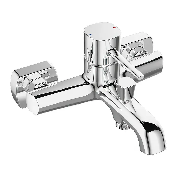 Bad Land Badewannenarmatur POLA Badewannenarmatur Silber - Silber, Glänzend