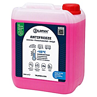 Talamex Frostschutzmittel Anti Freeze für Trink-, Kühl- & Motorsysteme (Geeignet für: Motoren, Nettovolumen: 5 l, Frostsicher: -45 °C)