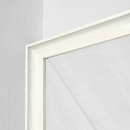 LOGOCLIC  Hohlkehlleiste Birnbaum Weiß