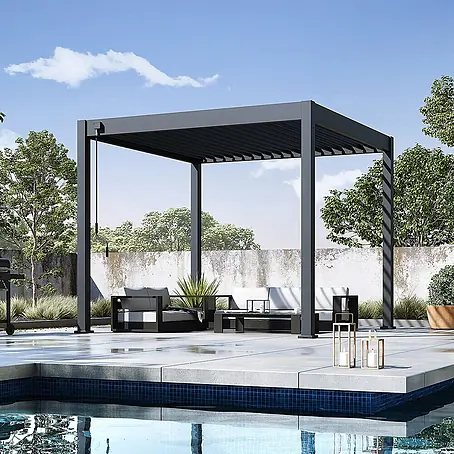 Weide  Pergola Classic 3 x 3 M Anthrazit