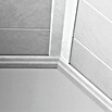 LOGOCLIC Faltleiste Uni Weiß (2,6 m x 22 mm x 22 mm)