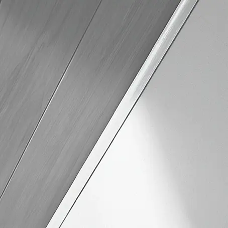 LOGOCLIC  Abdeckleiste Uni Weiß
