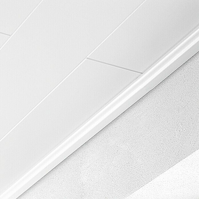 Baguette de finition pour plafond de LOGOCLIC blanc uni