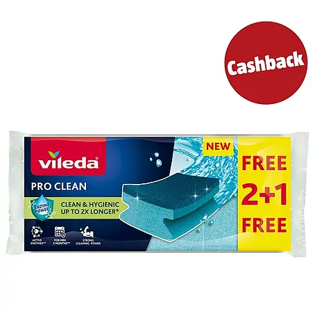 Vileda Pro Clean Topfreiniger 2+1