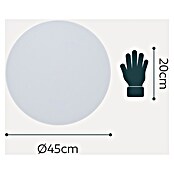 Eglo LED-Panel Turcona-Z (22,4 W, L x B x H: 45 x 45 x 7,5 cm, Weiß, RGB) | BAUHAUS