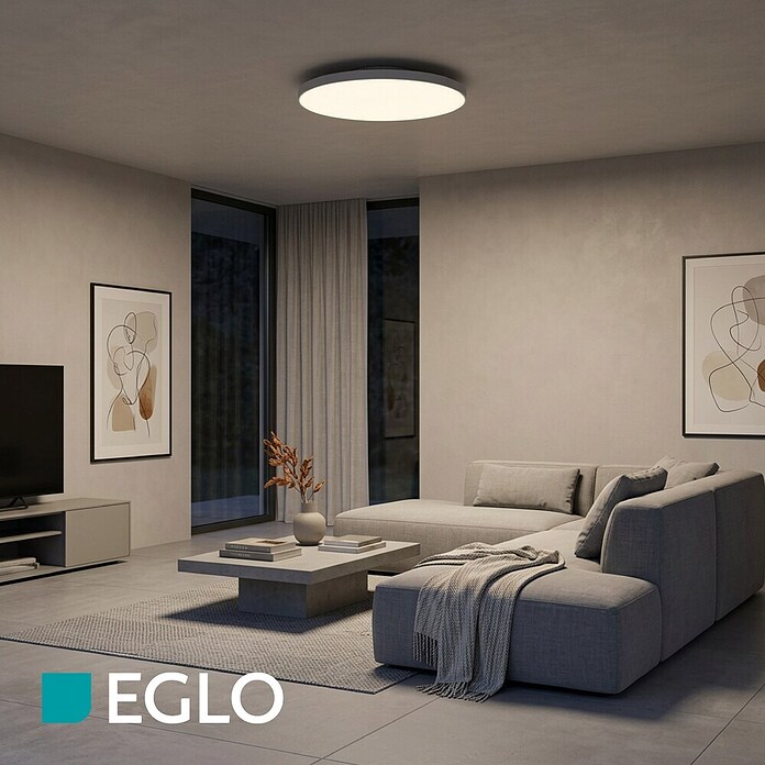 Eglo LED-Panel Turcona-Z (22,4 W, L x B x H: 45 x 45 x 7,5 cm, Weiß, RGB) | BAUHAUS
