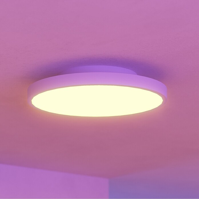 Eglo LED-Panel Turcona-Z (22,4 W, L x B x H: 45 x 45 x 7,5 cm, Weiß, RGB) | BAUHAUS