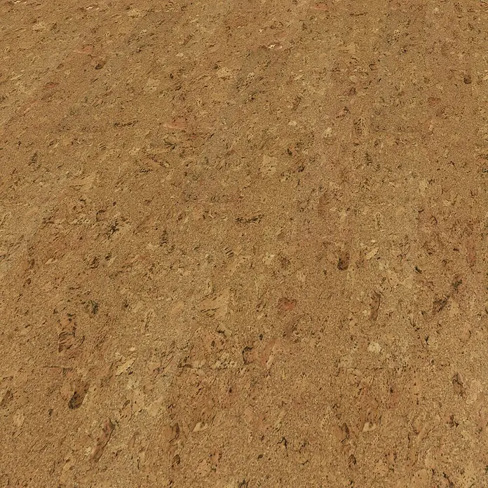 Corklife Studiostyle Korkboden - Evora, 905 x 295 x 10,5 mm - Detailansicht einer Korkoberfläche, die die natürliche Textur und das Muster des Materials hervorhebt, ideal für Bodenbeläge oder Wandverkleidungen.