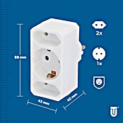 UniTEC Euro-Adapter (16 A, 3.500 W)