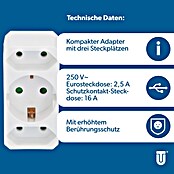 UniTEC Euro-Adapter (16 A, 3.500 W)