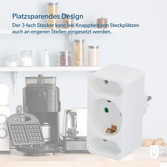 UniTEC Euro-Adapter (16 A, 3.500 W)
