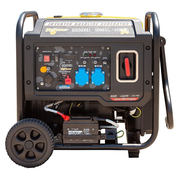ITC Power Generador GG50XEI (Potencia nominal: 4,5 kW, Volumen del depósito: 15 l, Consumo: 1,83 l/h) | BAUHAUS