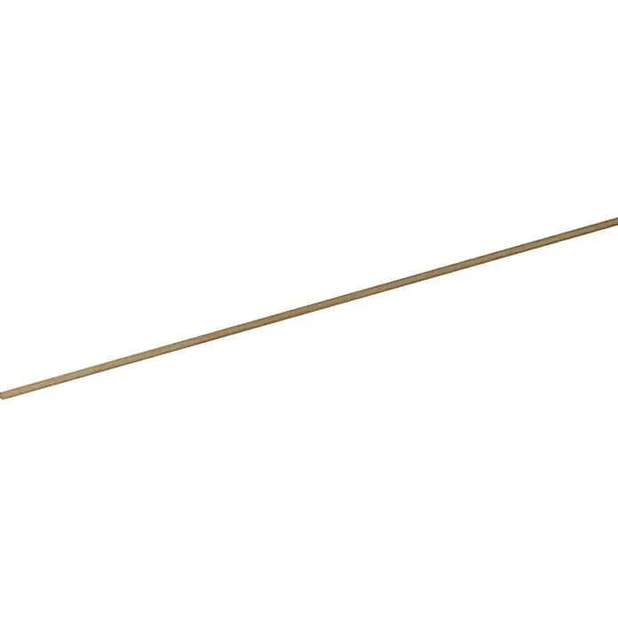Profiles and more Rundstab - Ø x L: 3 mm x 100 cm, Buche, Glatt - Nahaufnahme eines Dübelstabs aus Holz, perfekt für Bastelarbeiten, Modellbau oder als Stütze. Ein vielseitiges Holzprodukt für kreative Projekte.