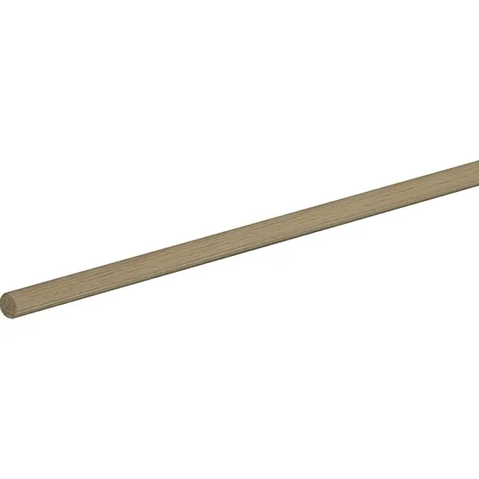 Profiles and more Rundstab - Ø x L: 12 mm x 100 cm, Buche, Strukturiert - Rundstab aus hellem Holz mit feiner Maserung, ideal für Bastelprojekte und Modellbau.