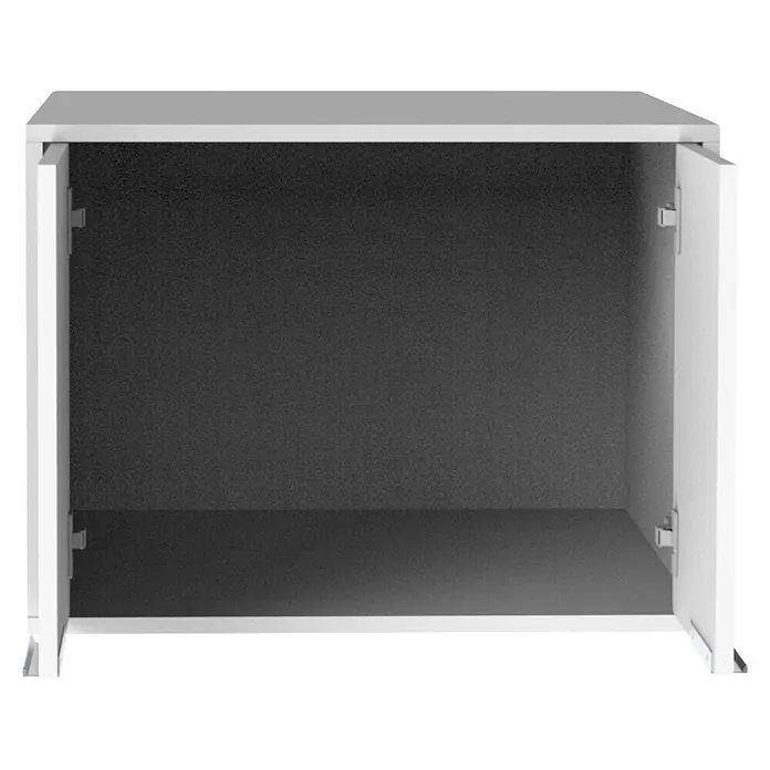 Fackelmann Waschmaschinenschrank Typ 6 - B x L: 115 x 65,1 cm, Weiß - Vorderansicht