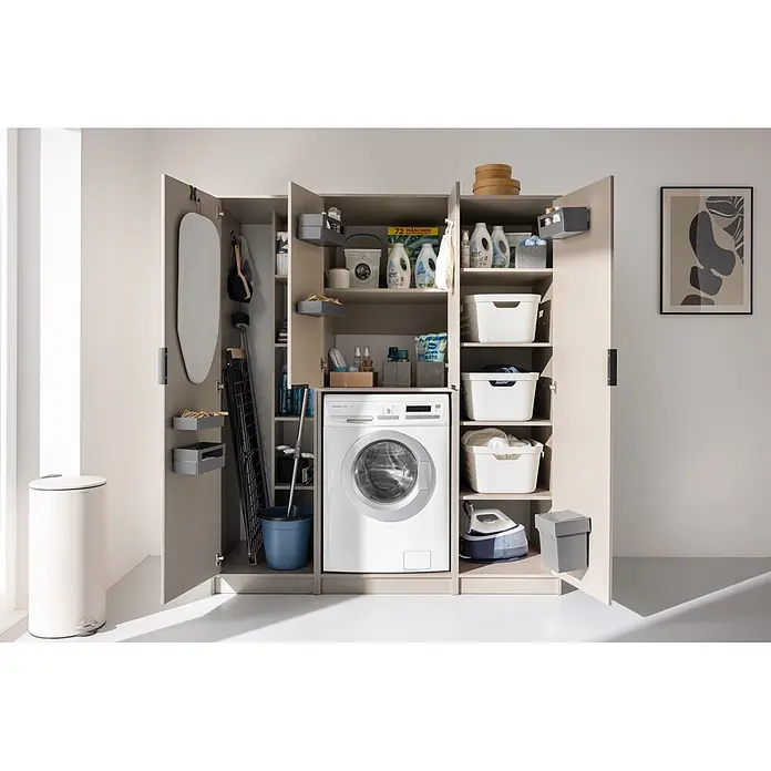 Fackelmann Waschmaschinenschrank Typ 5 - B x L: 165 x 65,1 cm, Kaschmir - Stimmungsaufnahme