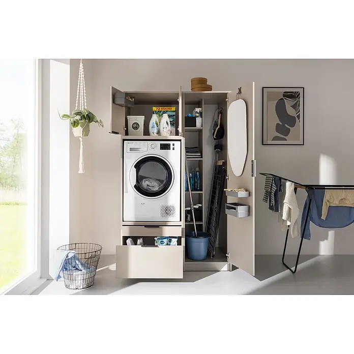 Fackelmann Waschmaschinenschrank Typ 6 - B x L: 115 x 65 cm, Kaschmir - Stimmungsaufnahme
