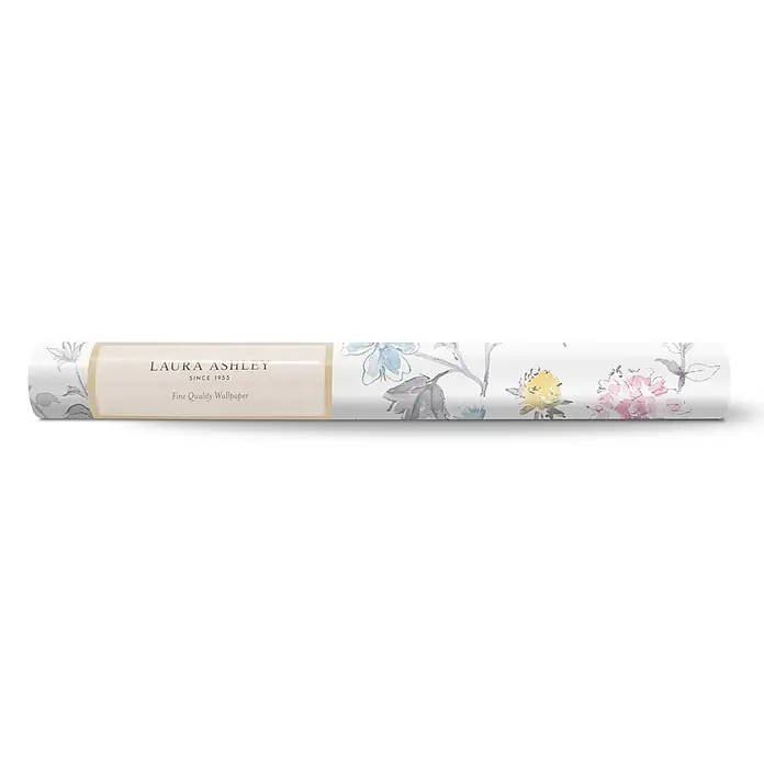 Laura Ashley Vliestapete Vliestapete Wilde Wiese - Mehrfarbig, Floral, 10 x 0,52 m