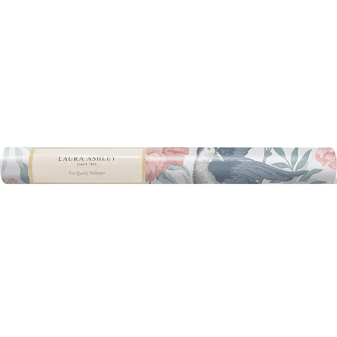 Laura Ashley Vliestapete Vliestapete Osterley - Blau/Rosa, Tieroptik, 10 x 0,52 m