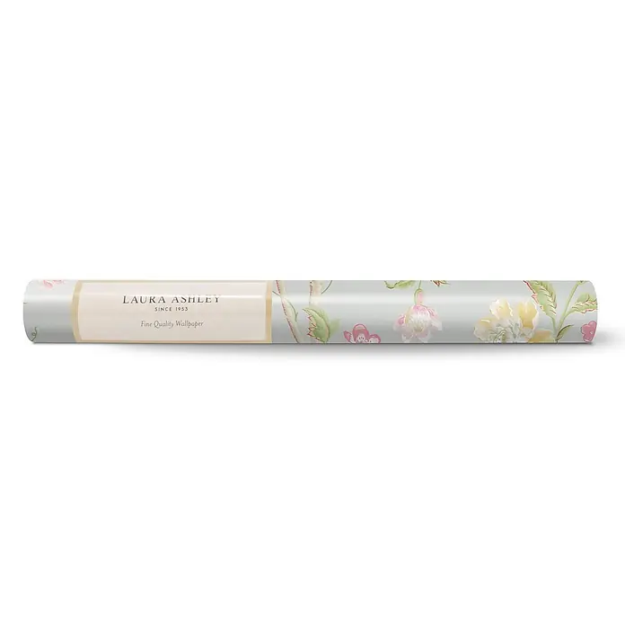Laura Ashley Vliestapete Vliestapete Sommerpalast - Blau, Floral, 10 x 0,52 m