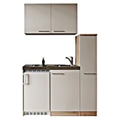 Respekta Miniküche Levin (Breite: 130 cm, Höhe: 200 cm, Kaschmir, Duo-Kochmulde) | BAUHAUS