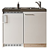 Respekta Miniküche Levin (Breite: 100 cm, Kaschmir, Duo-Kochmulde) | BAUHAUS