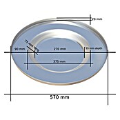 Limarija Sebastijan Krožnik za kotel  (Jeklo, Premer: 570 mm) | 8315 - Grill-Zubehör Marke | ICGB - Grillzubehör | ICG - Grillgeräte / Grillzubehör | IC - Freizeit im Garten | I - Stadtgarten | BAUHAUS