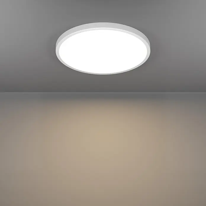 Eglo LED-Deckenleuchte rund Fueva 6 - 17,5 W, Ø x H: 39 x 2,5 cm, Weiß, RGBW - Stimmungsaufnahme