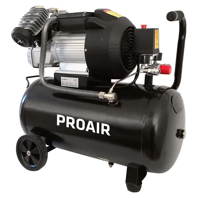 Proair Kompresor VB 400/50  (2.200 W, Maksimalni tlak: 8 bar, 50 l) | 2331 - Kompressoren </= 50L | BBDL - Kompressoren | BBD - Elektro WZ/Großmaschinen | BB - ElektroWZ/Großmaschinen | B - Werkz/Masch/Maschzubeh/Auto | BAUHAUS