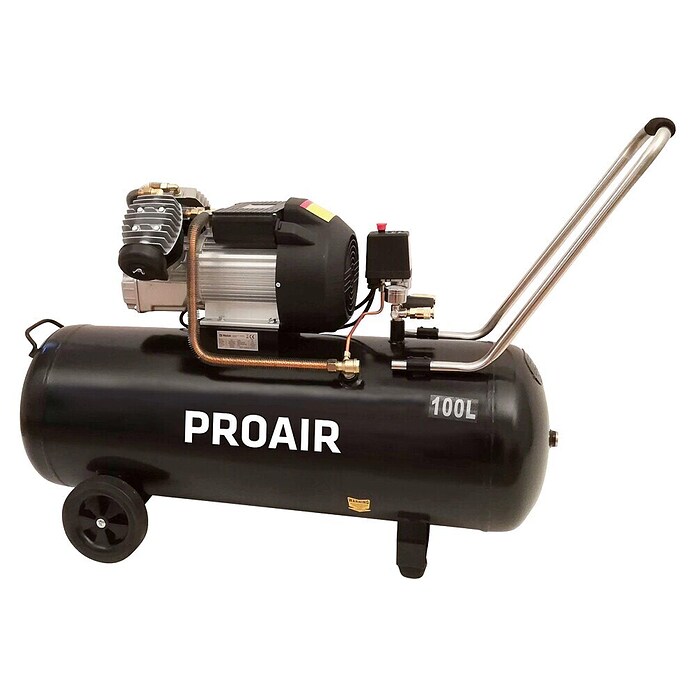 Proair Kompresor VB 400/100  (2.200 W, Maksimalni tlak: 8 bar, 100 l) | 2332 - Kompressoren größer 50 L | BBDL - Kompressoren | BBD - Elektro WZ/Großmaschinen | BB - ElektroWZ/Großmaschinen | B - Werkz/Masch/Maschzubeh/Auto | BAUHAUS
