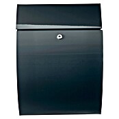 Burg-Wächter Wandbriefkasten Riviera 835 (L x B x H: 13 cm x 33,5 cm x 460 mm, Anthrazit, Stahl, Öffnungsstopp) | BAUHAUS
