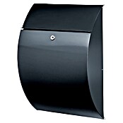 Burg-Wächter Wandbriefkasten Riviera 835 (L x B x H: 13 cm x 33,5 cm x 460 mm, Anthrazit, Stahl, Öffnungsstopp) | BAUHAUS