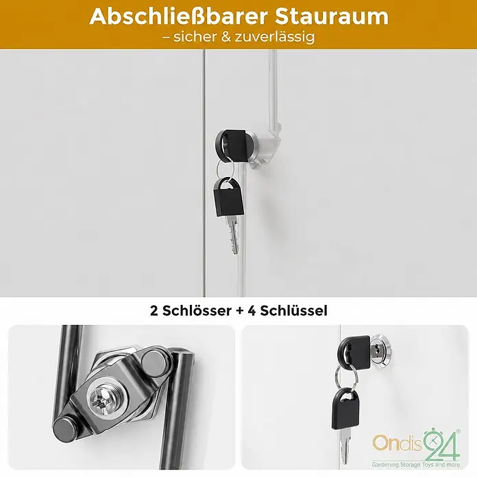 Ondis24 Aktenschrank - B x T x H: 40 x 40 x 180 cm