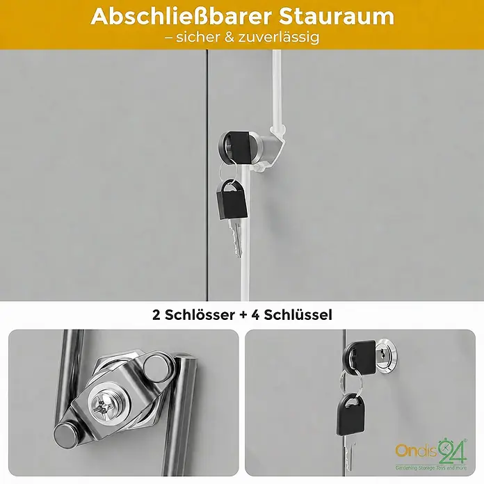Ondis24 Aktenschrank - B x T x H: 40 x 40 x 180 cm