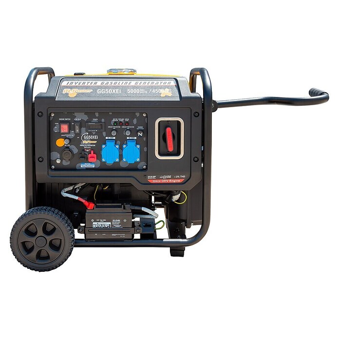 ITC Power Generador GG50XEI (Potencia nominal: 4,5 kW, Volumen del depósito: 15 l, Consumo: 1,83 l/h) | BAUHAUS