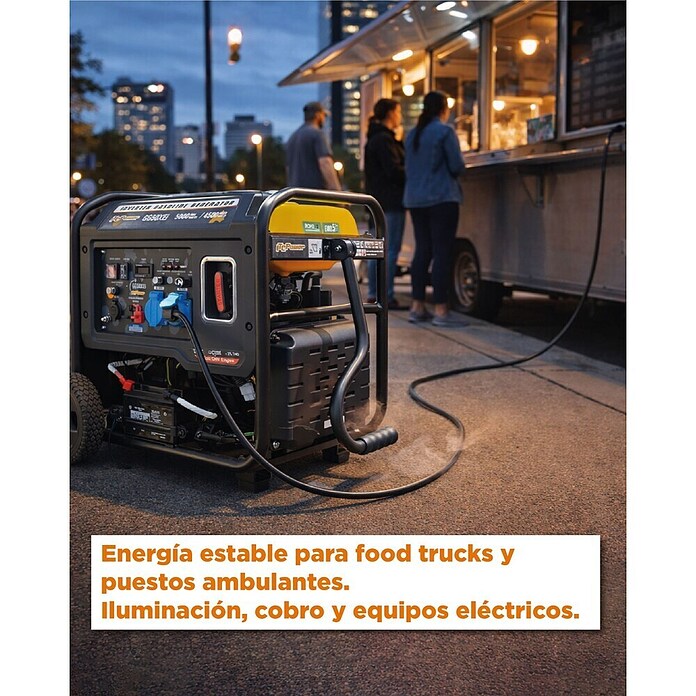 ITC Power Generador GG50XEI (Potencia nominal: 4,5 kW, Volumen del depósito: 15 l, Consumo: 1,83 l/h) | BAUHAUS