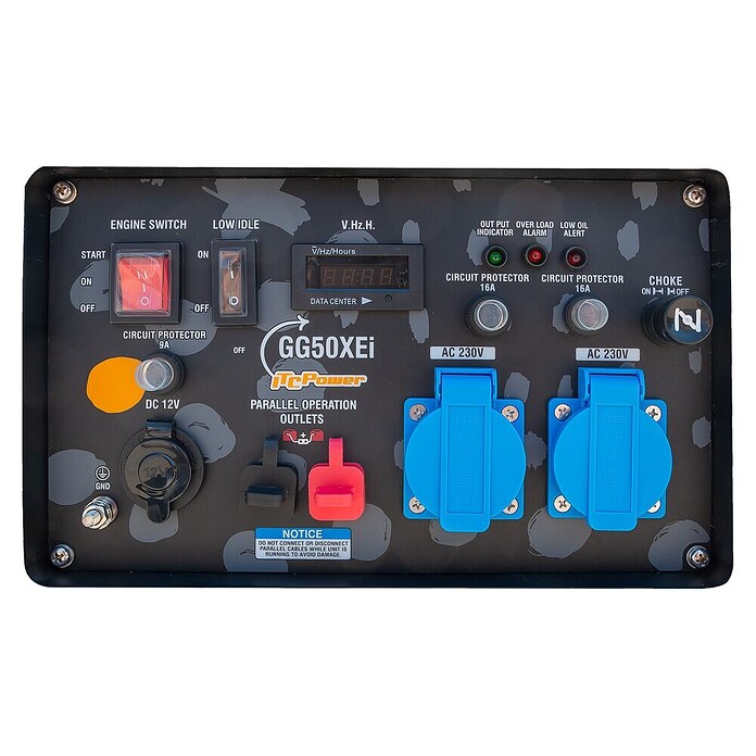 ITC Power Generador GG50XEI (Potencia nominal: 4,5 kW, Volumen del depósito: 15 l, Consumo: 1,83 l/h) | BAUHAUS