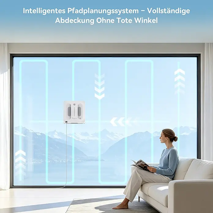EVERCROSS BOT Fensterreinigungsroboter - Wassertankvolumen Roboter: 60 ml