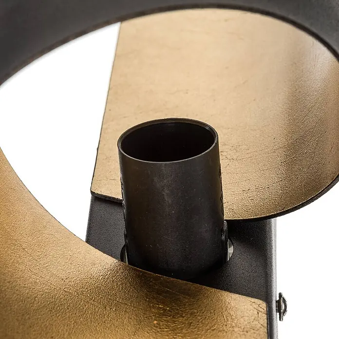 Lindby Wandleuchte Desirio - schwarz, schwarz, E14