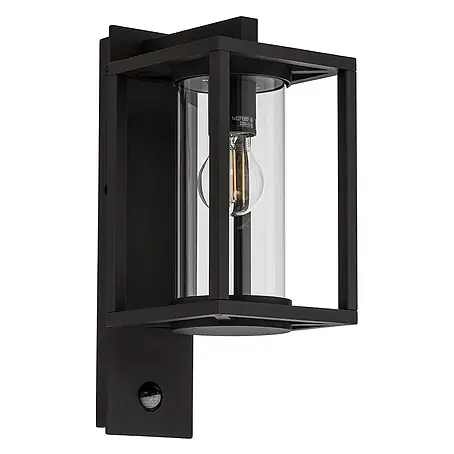 Lucande Wandlampe aussen mit Bewegungsmelder, 1xE27 max. 60W, Außenleuchte