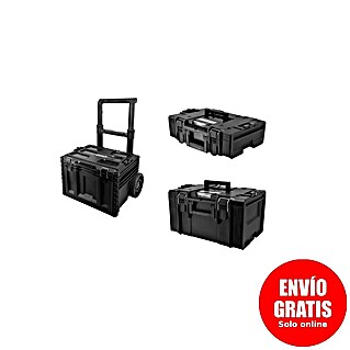 Toolson PRO-Case Juego de cajas de herramientas (3 pzs., Apilable)