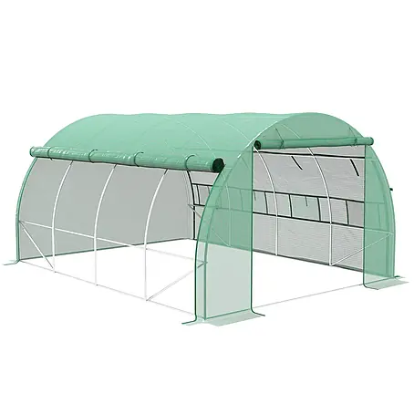 Outsunny-Foliengewächshaus-397L x 300B x 200H cm
