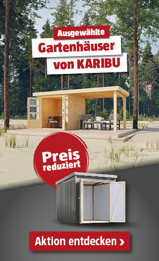Holz-Gartenhäuser online oder vor Ort kaufen | BAUHAUS Österreich