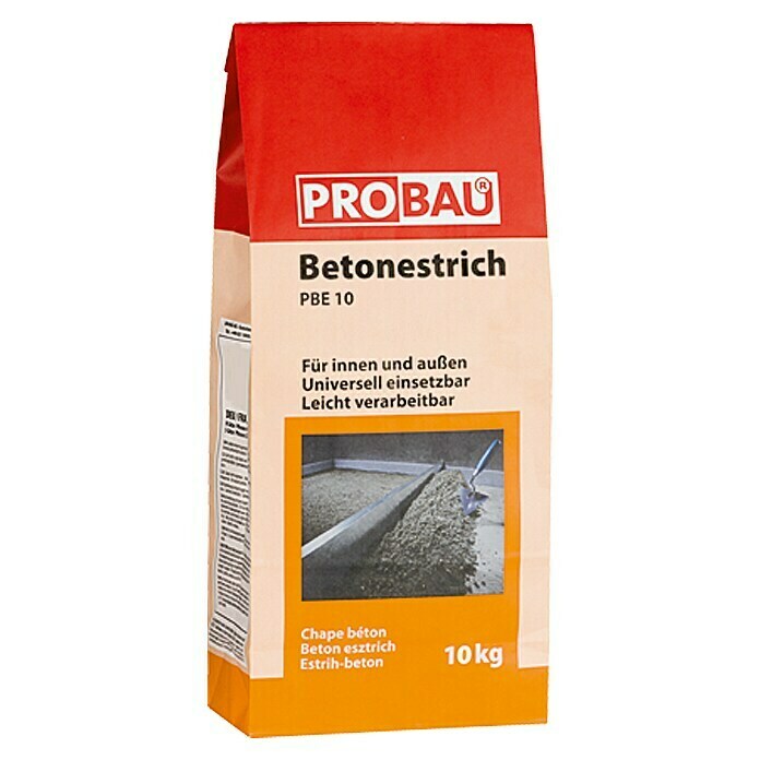 Probau Betonestrich10 kg, Chromatarm Front View