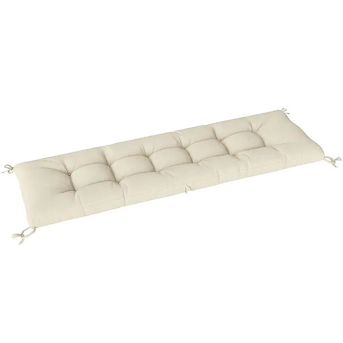 Outsunny Sitzauflage - Gartenbank, Hollywoodschaukel, Sonnenliege, 1 Stk., L x B x H: 65 x 198 x 13 cm, 100% Polyester, Beige