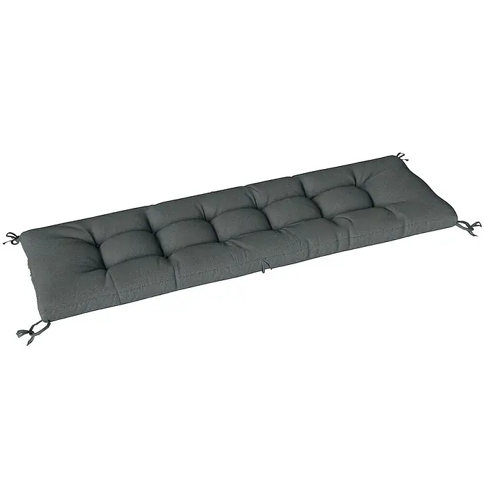 Outsunny Sitzauflage - Bank, Hollywoodschaukel, Sonnenliege, 1 Stk., L x B x H: 65 x 198 x 13 cm, 100% Polyester, Dunkelgrau