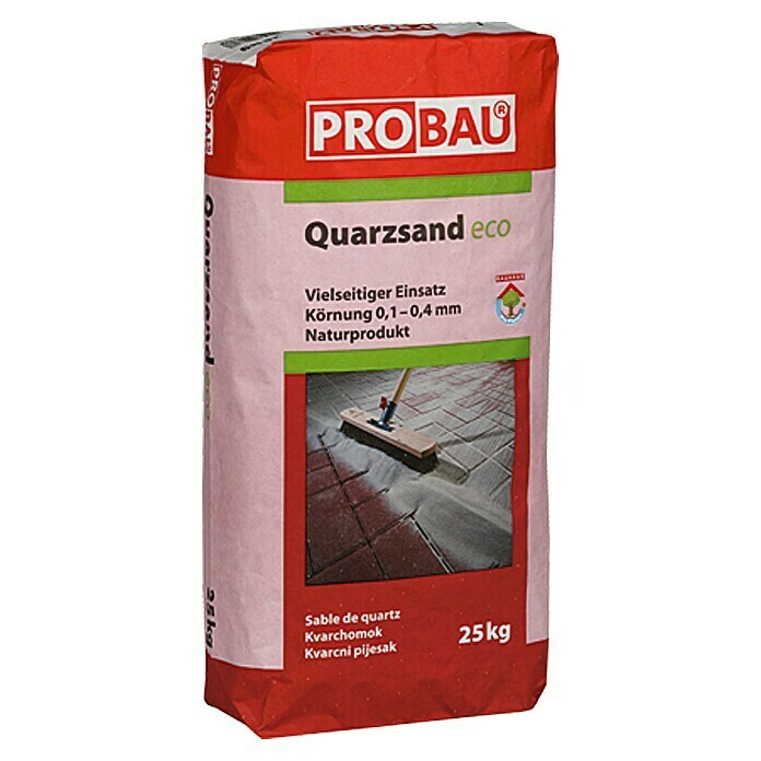 Probau eco Quarzsand25 kg, Feuergetrocknet Front View