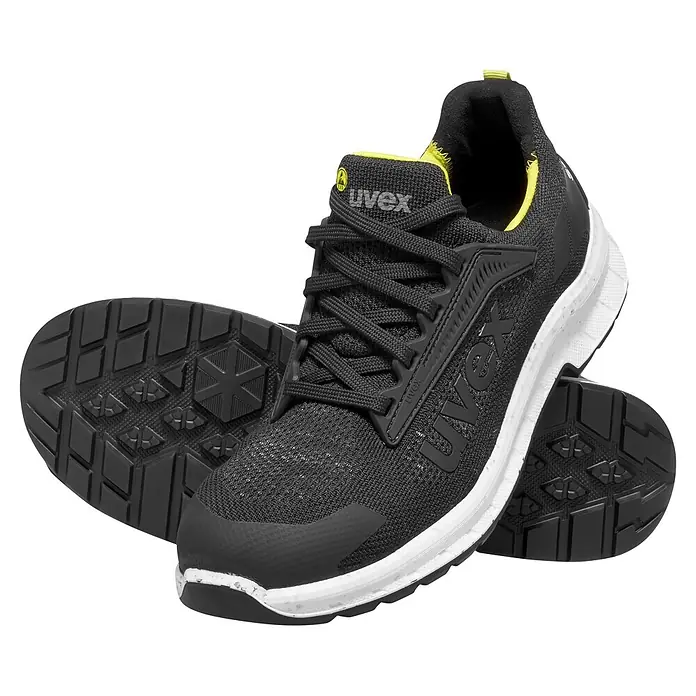 Uvex Sicherheitshalbschuh 2 TREND S1PS - 42, Schwarz - Diagonale Ansicht